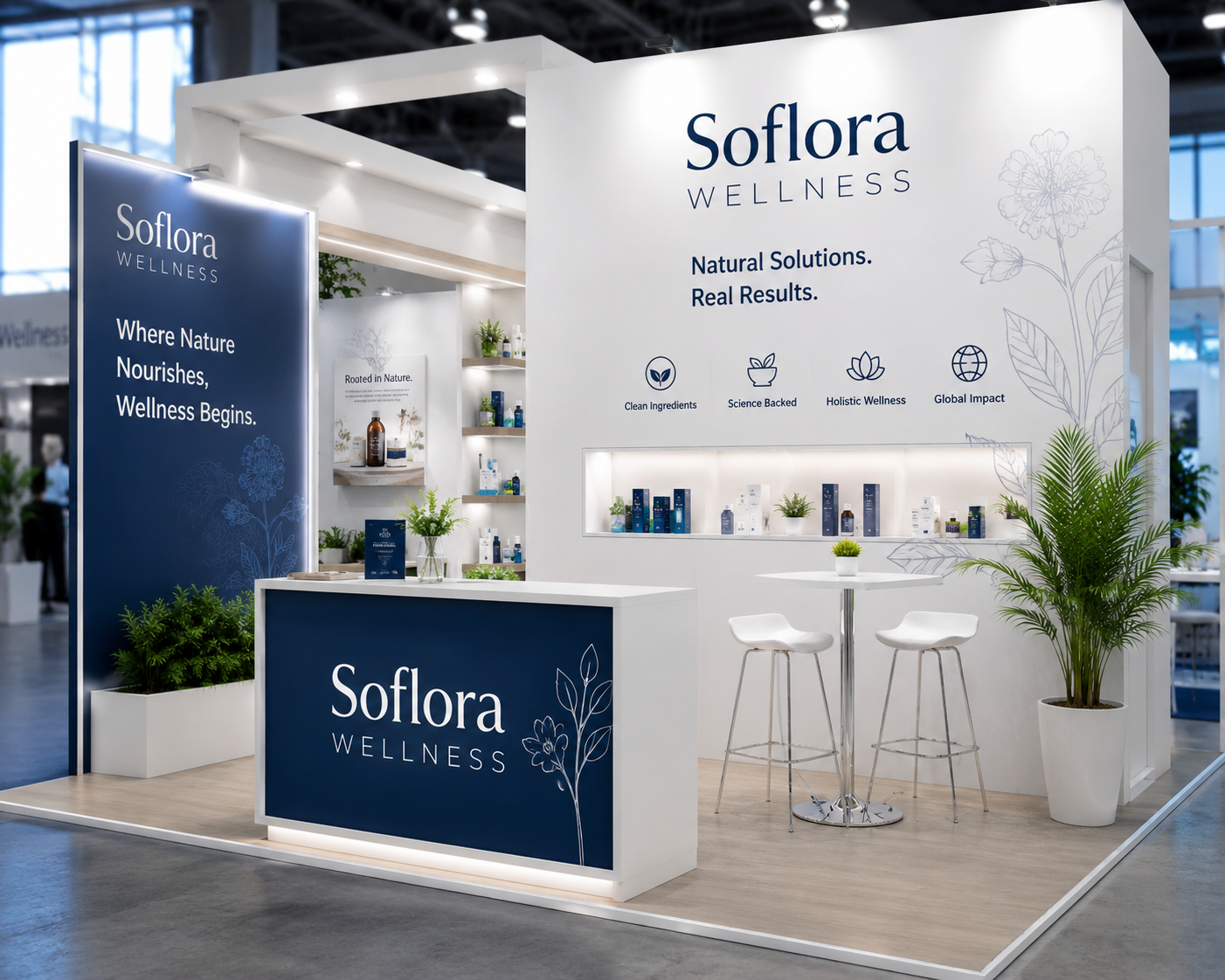 Soflora Naturals booth